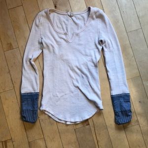 Free people long sleeve shirt